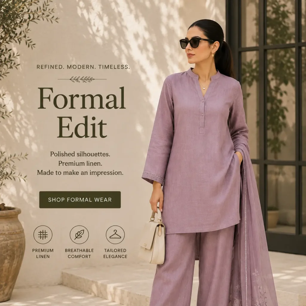 Linen Formal wear, perfect for office and meetings